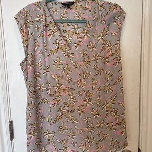 Short sleeve cap floral shirt